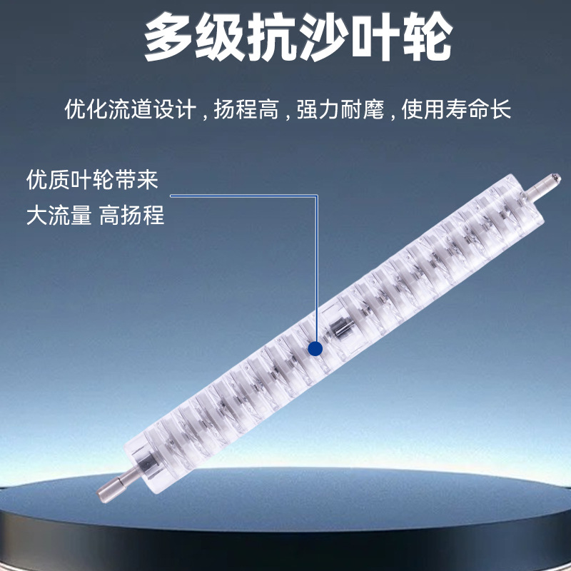 Bomba de pozo profundo estándar nacional vendida directa de la bomba de pozo profundo de acero inoxidable calidad de tres garantías de ahorro de energía