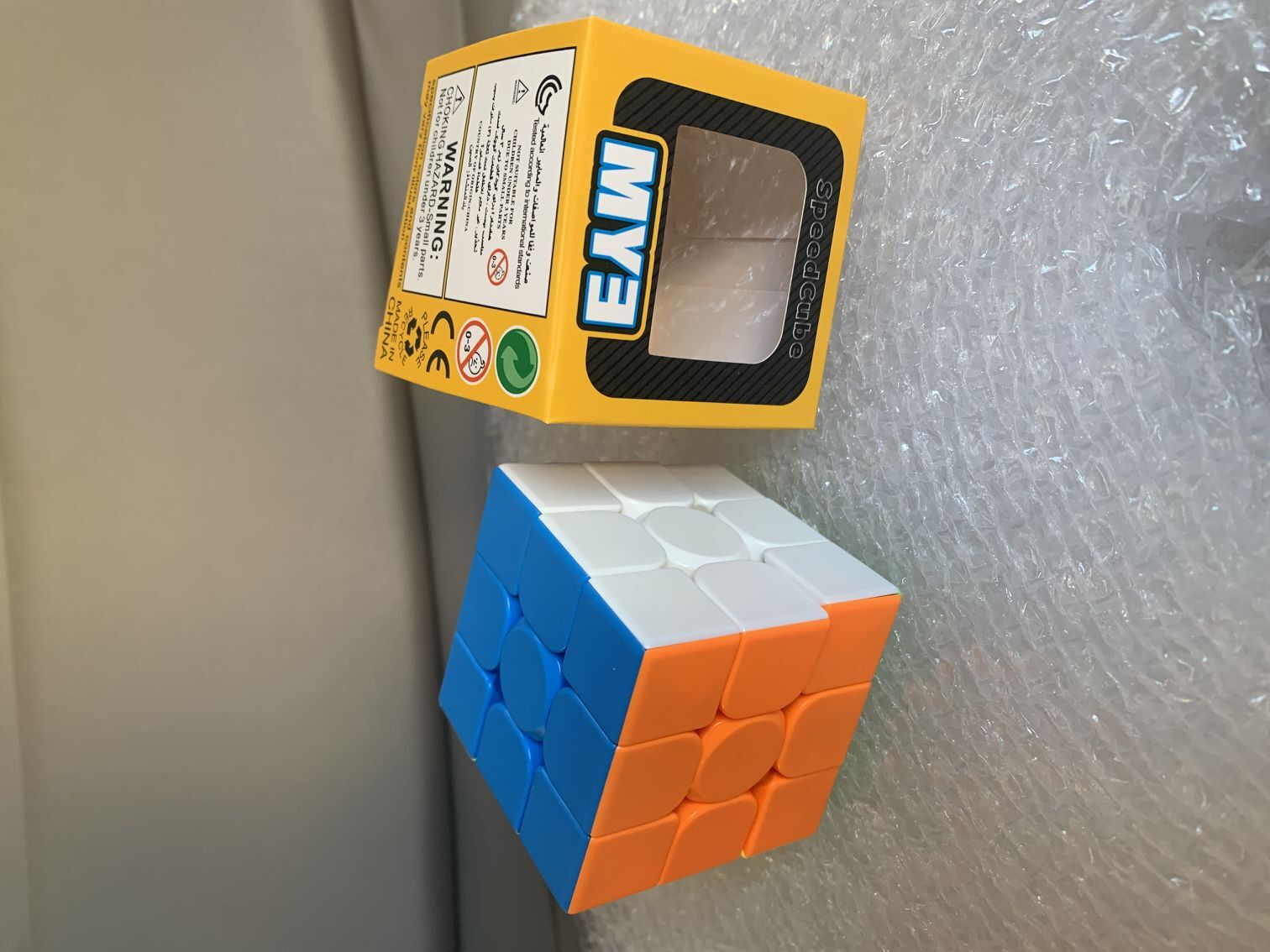 Entrega transfronteriza de dibujos animados en el mismo día patrón de dibujos animados divertido Cubo de Rubik de tercer orden 3 Cubo de Rubik regalo de jardín de infantes educativo para niños