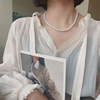 Austrian imported Shijia Crystal Pearl Necklace Female INS Wind FEVER FEVER Same Blog
