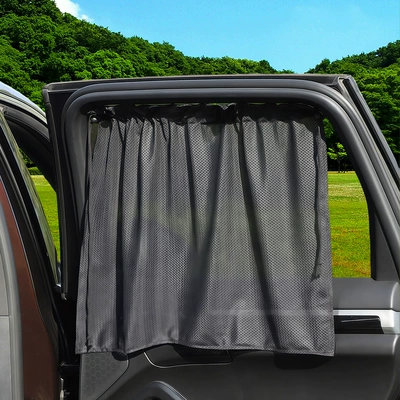 Zhongheng Car Sunshade Summer Curtain Summer Mesh Drawstring Type Car Privacy Window Sun Protection Side Shield (Car curtains) - 1518-sun-protection-mesh-sunshade