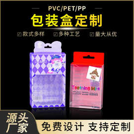 厂家定制PET冰箱贴透明盒塑料包装盒文创用品盒通用包装可印logo