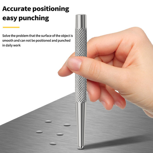 High hardness center punch, conical punch, center locator for drilling, fitter chisel punch