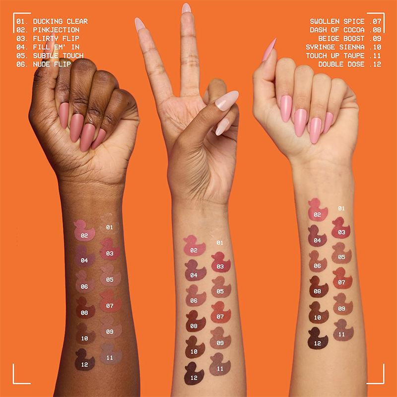 Transfronterizo XNX nuevo lápiz labial rotativo de 12 colores lápiz labial humectante duradero no se desvanece lápiz labial en stock