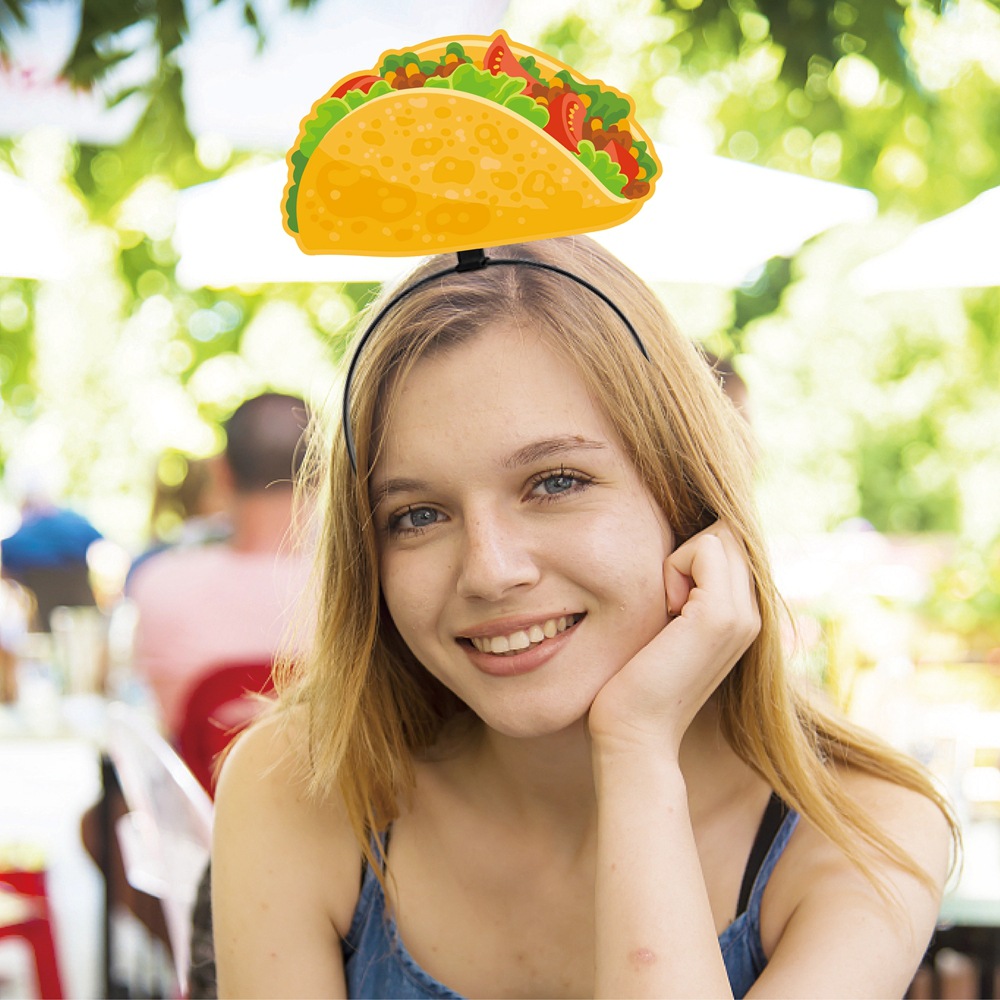 Carnaval mexicano transfronterizo decoración Taco Bar divertido tocado México 5 de mayo decoración diadema