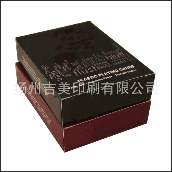 Plastic matte playing cards PVC