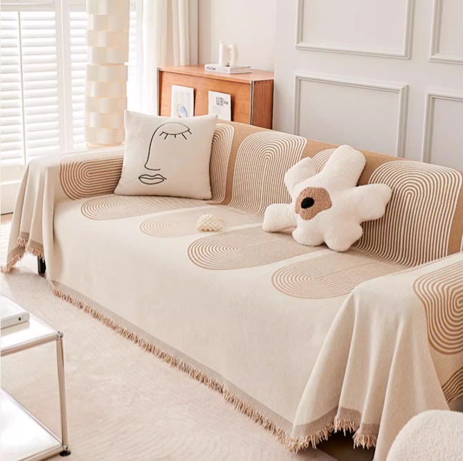 Sofa towel full cover chenille sofa cover cloth sofa cover anti-cat scratch sofa blanket four seasons universal
