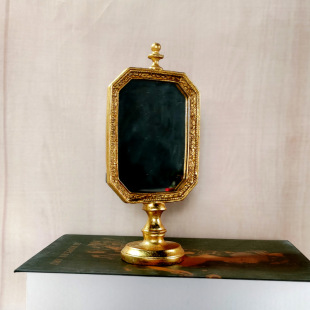 French Retro Living Room Bedroom Entrance Photo Frame Hanging Painting Sofa Bedside Ornaments Light Luxury Simple Mirror Frame Decorative Wall