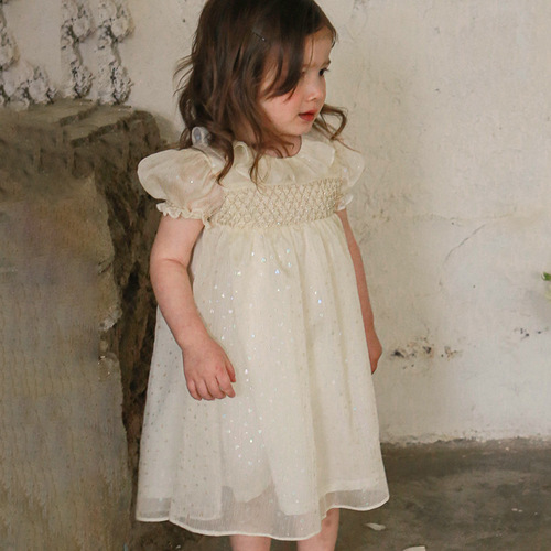 Ladies' Dress 2024 Summer Strawberry Sandy Korean French Ladylike and Starry Girls' Dress Pre-sale