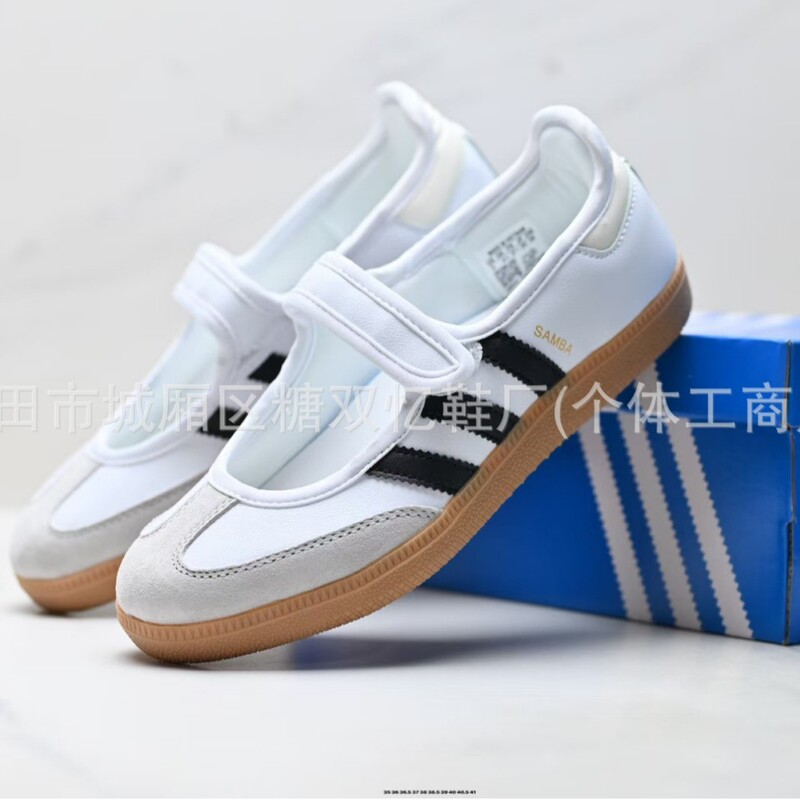Putian shoes cross-border foreign trade new model Dexun Samba Jane Mary Jane Dexun shoes with Velcro, casual and comfortable for dancing Putian shoes cross-border foreign trade new model Dexun Samba Jane Mary Jane Dexun shoes with Velcro, casual and comfortable for dancing