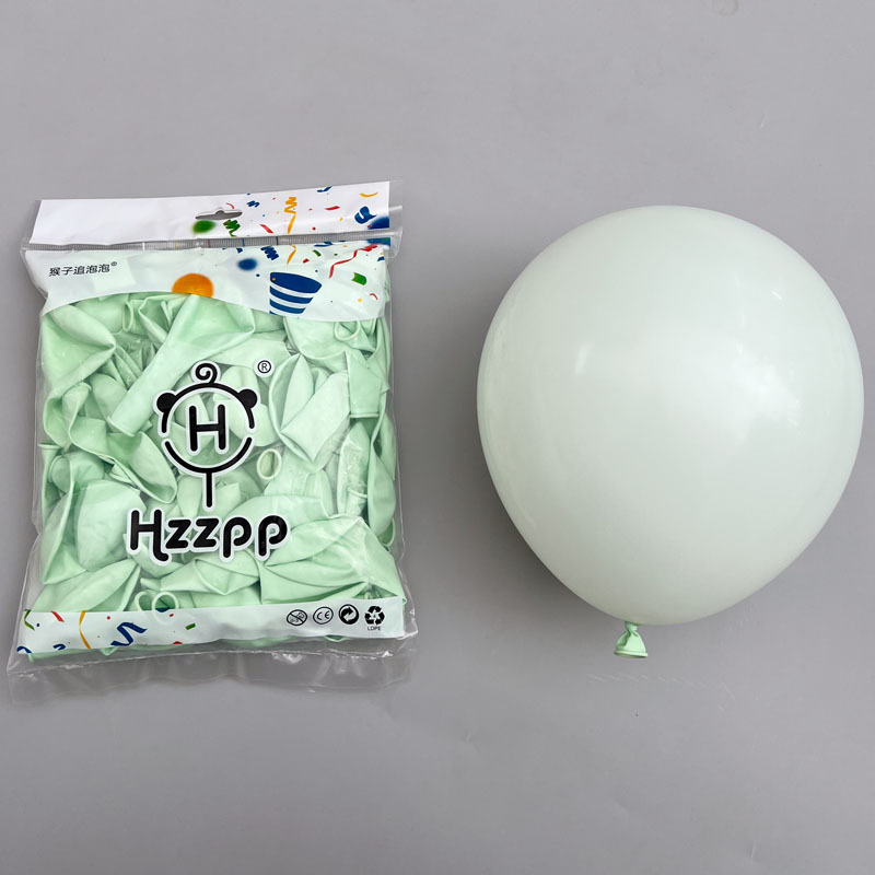 1.5克加厚儿童乳胶气球可爱多款混搭卡通气球彩色圆形马卡龙气球|undefined