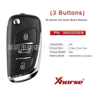 Xhorse XKDS20EN Car Remote Key VVDI Slave Remote Overseas Version