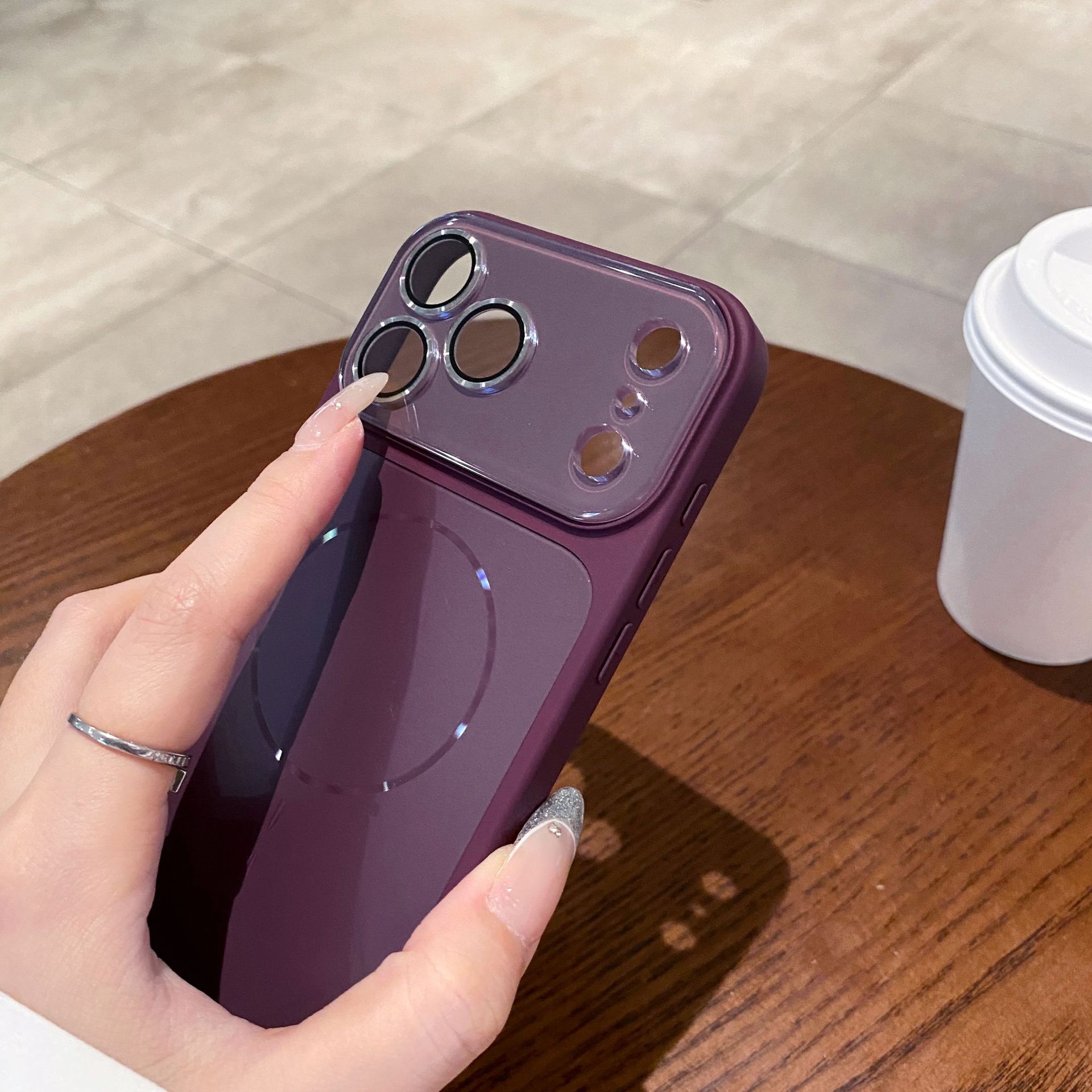 Funda Magnética para iPhone 17 Pro Max y iPhone 16 de PC con Cobertura Completa y Antigolpes image 3