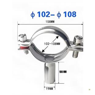 304���P䓼��L���ӊA100mm�ܵ��̶�����֧�܈A�ܿ��۱���ˮ�ܾo��