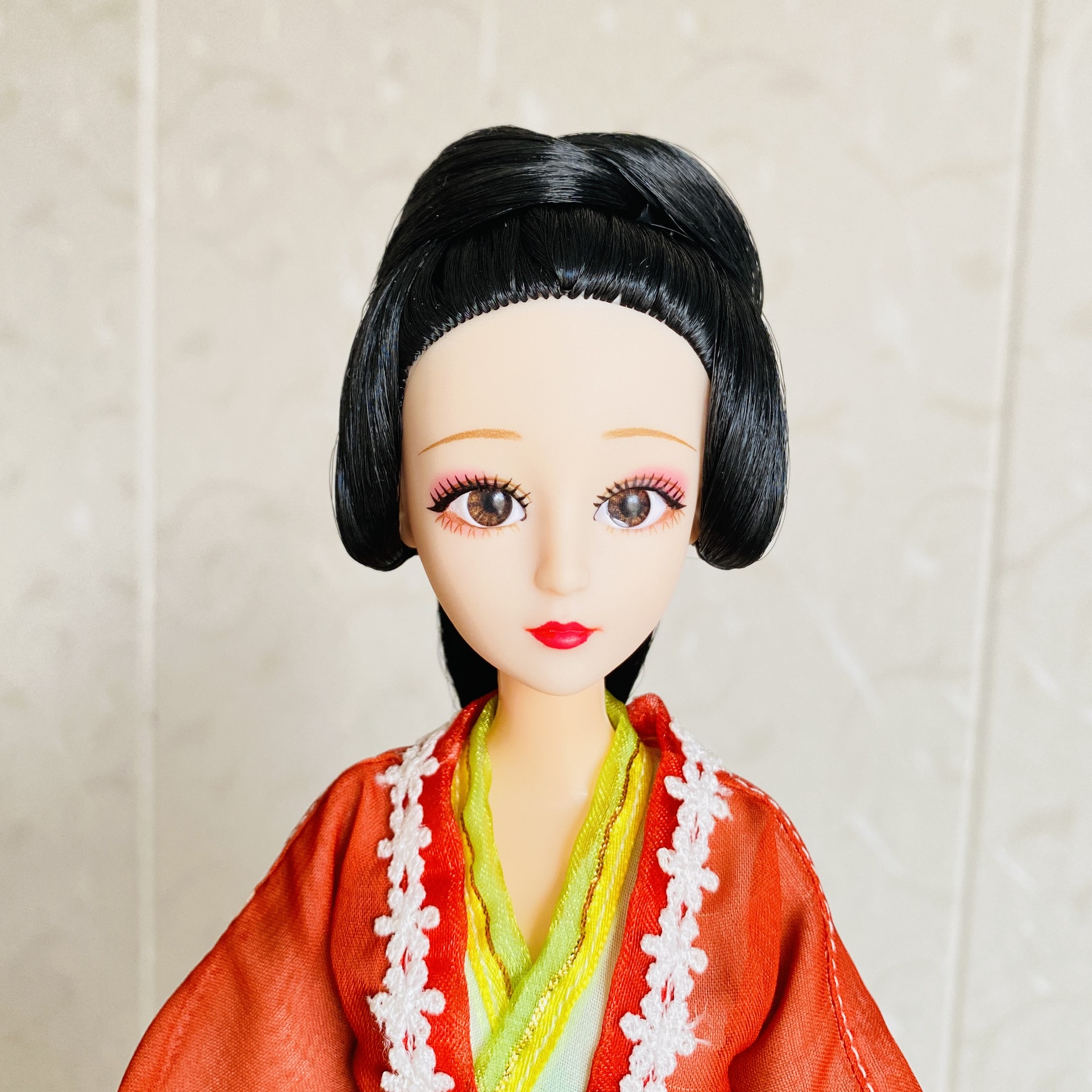 6-Point Bjd Ancient Style Doll Hair Bun DIY Wig Hairstyle 30cm Doll Hair Bun Full Head