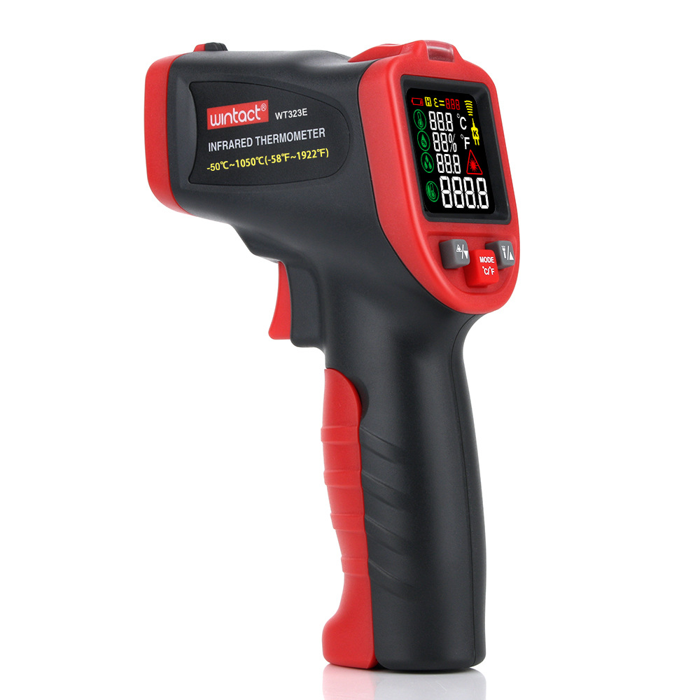 WT323系列彩屏K型热电偶红外测温仪Infrared temperature