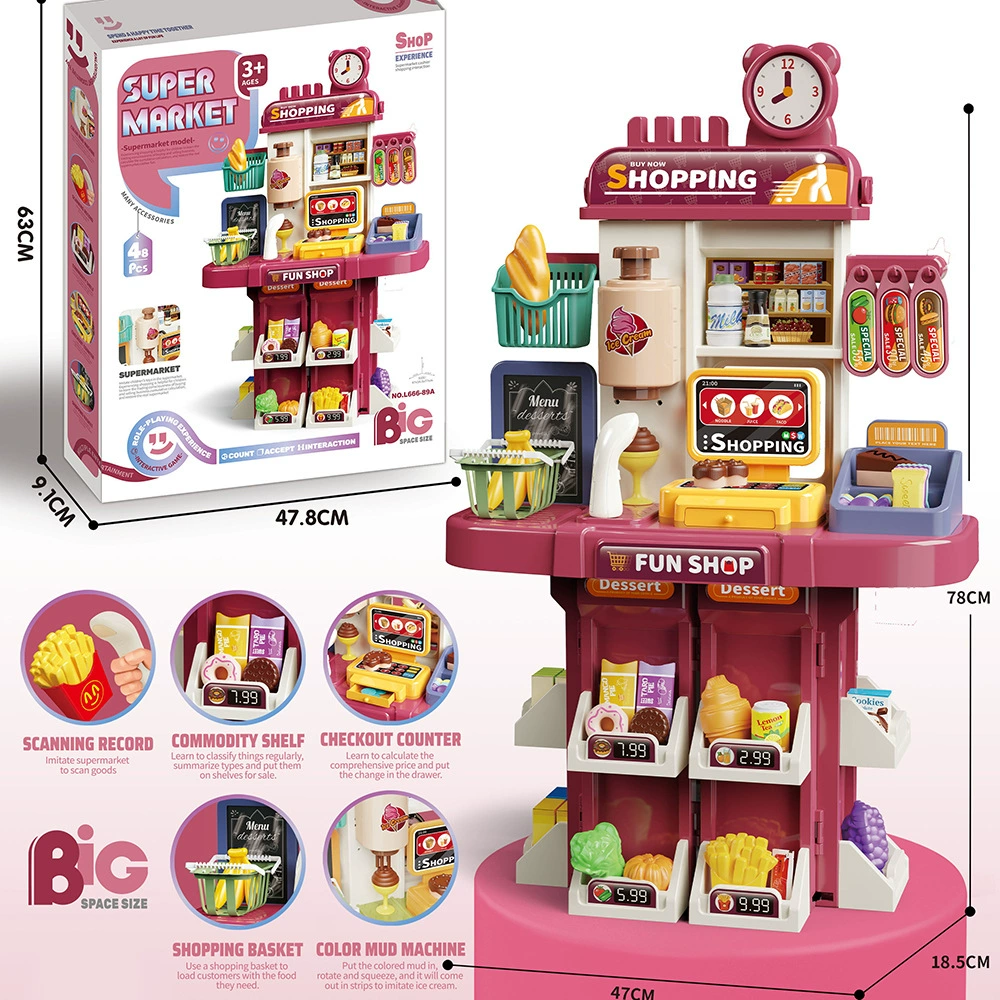 (Граница торговли), детская реалистичная маленькая семейная посуда, игрушка, набор