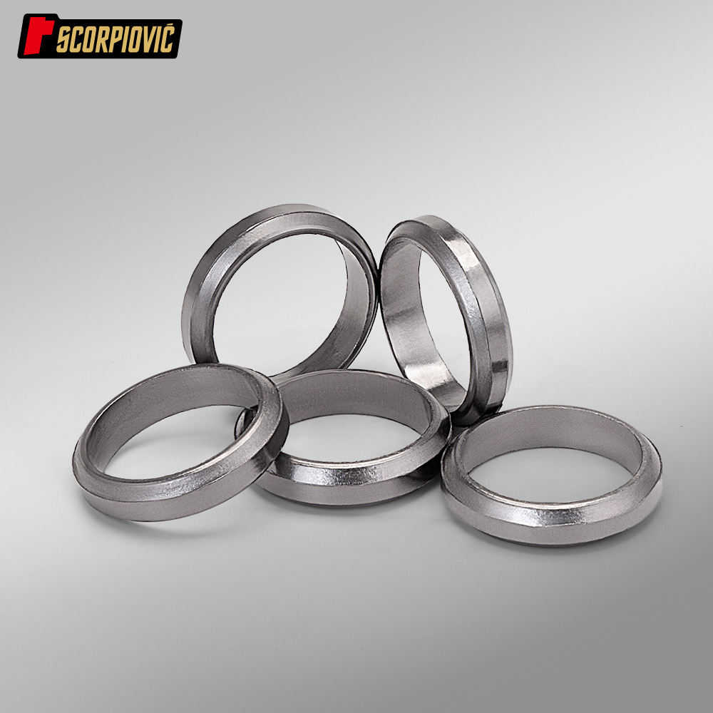 Motorcycle accessories suitable for Shengshi 703T exhaust pipe sealing ring, anti-leakage graphite gasket