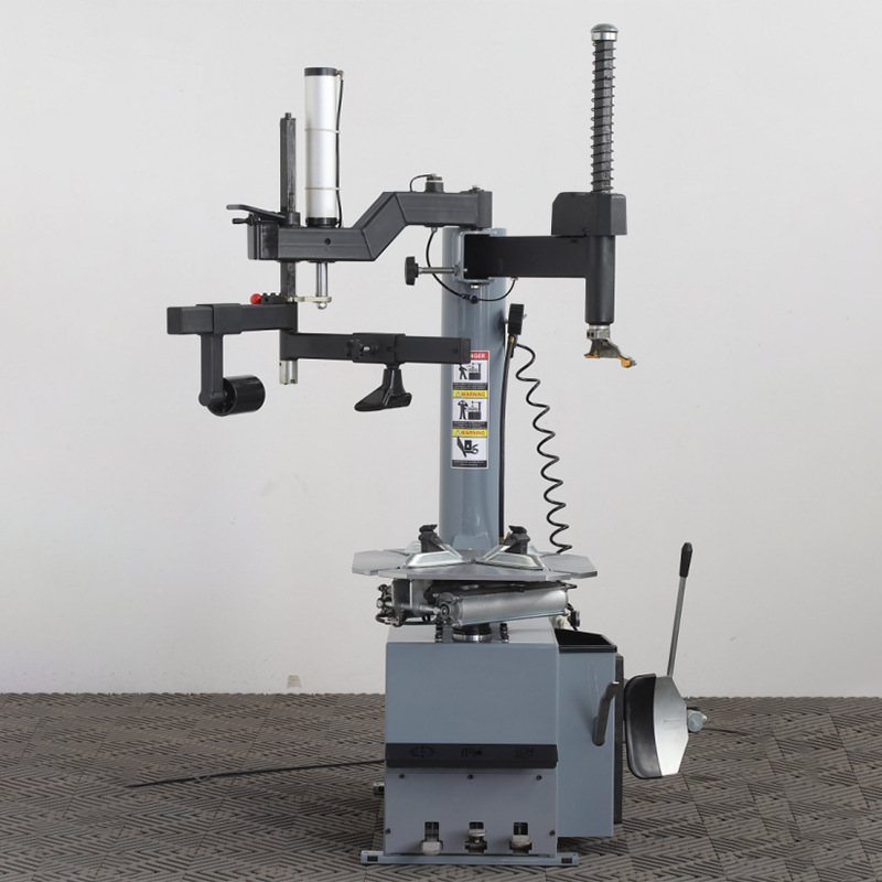 定 制批发 简易辅助臂摆臂式轮胎拆装机 汽车维修设备轮胎拆装机