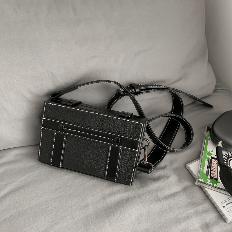 Box Bag Men's New Trendy Cool Small Square Bag Fashionable Casual Styling Bag Personalized Trendy Brand Mobile Phone Crossbody Bag_voghion.com