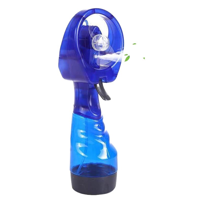 FUENTE fabricante spray ventilador de mano conveniente manivela humidificador mini batería de pulverización de agua pequeño ventilador publicidad impresión