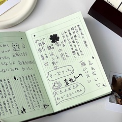 オリジナルミントチョコレート a6 グリーンインナーページハードシェルシンプルで高価値のインノートブックスケジュールノート