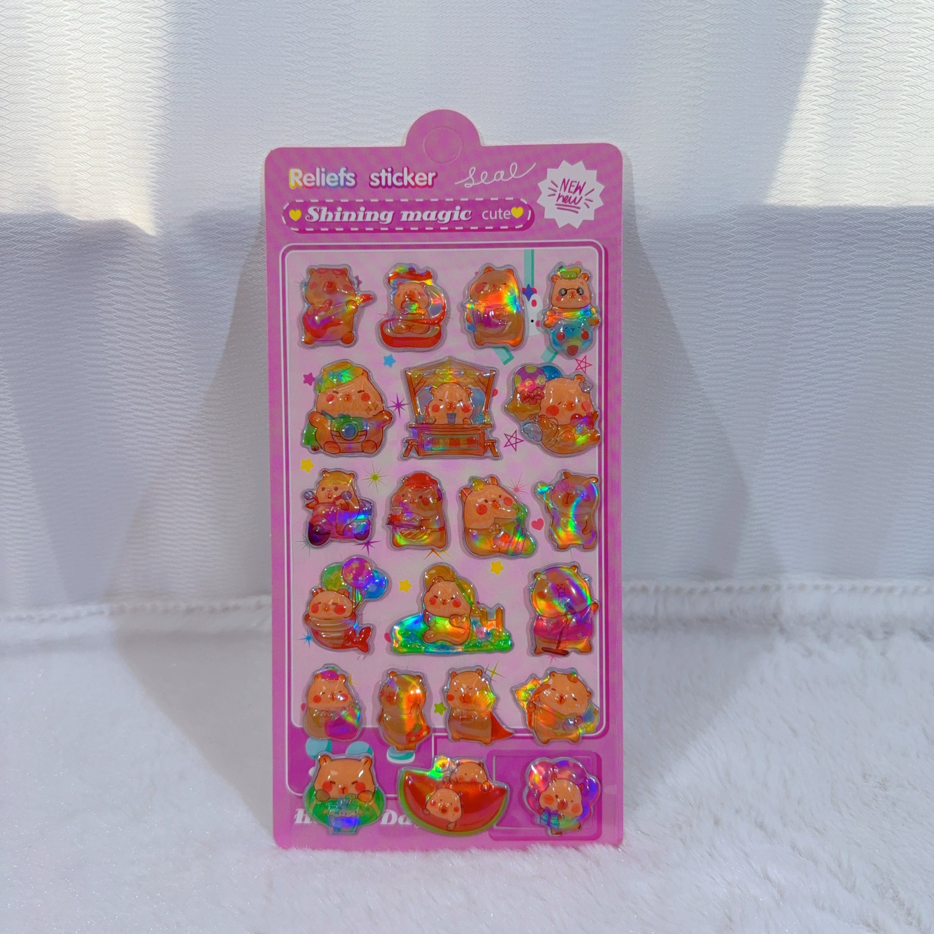 Children's three dimensional sticker, stickers, phone case, 3D