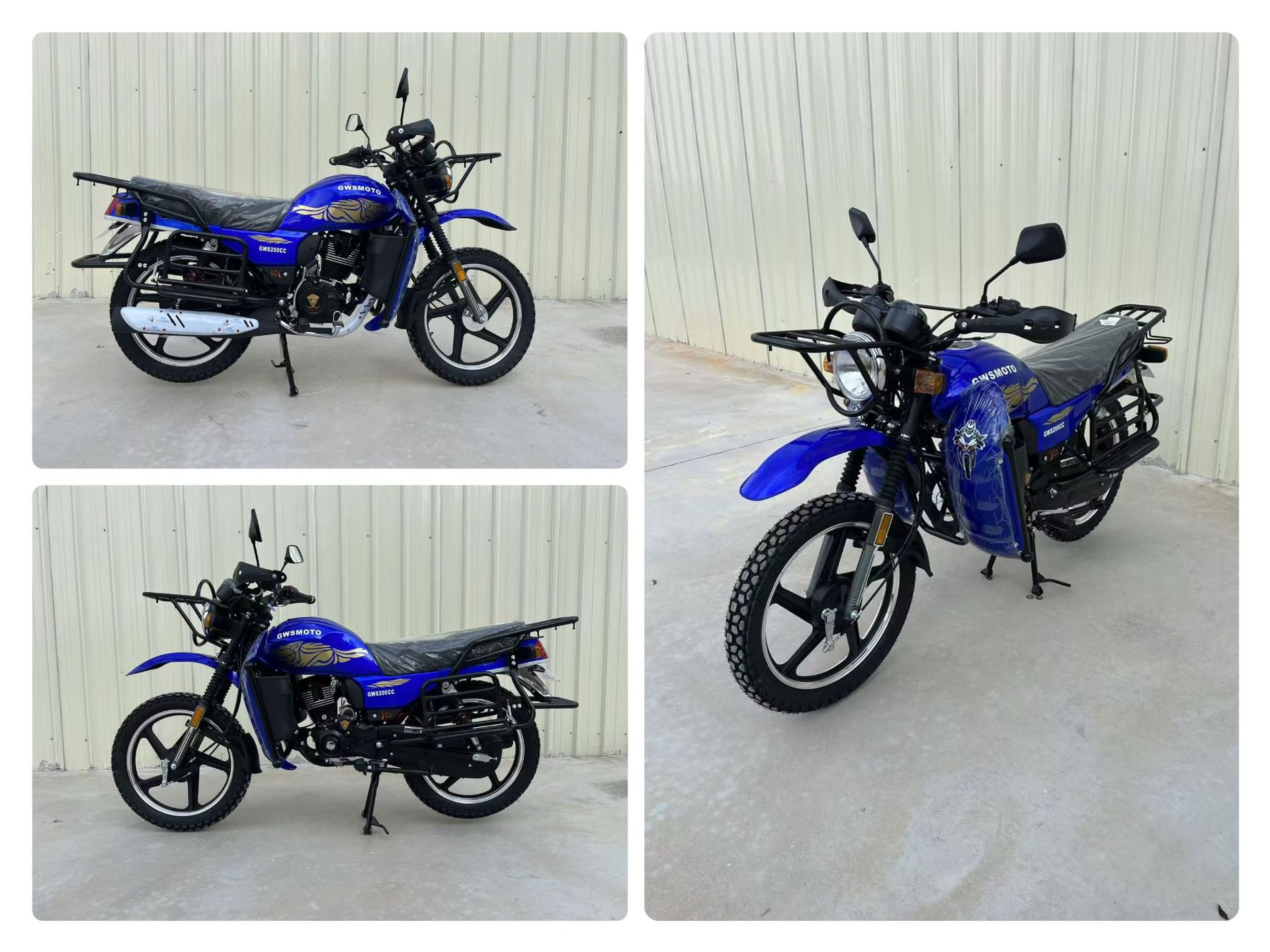 Lvka Passenger and Cargo Off-Road Gasoline Motorcycle National Iv Licensed Gasoline 200 Cc Power-Assisted Motorcycle