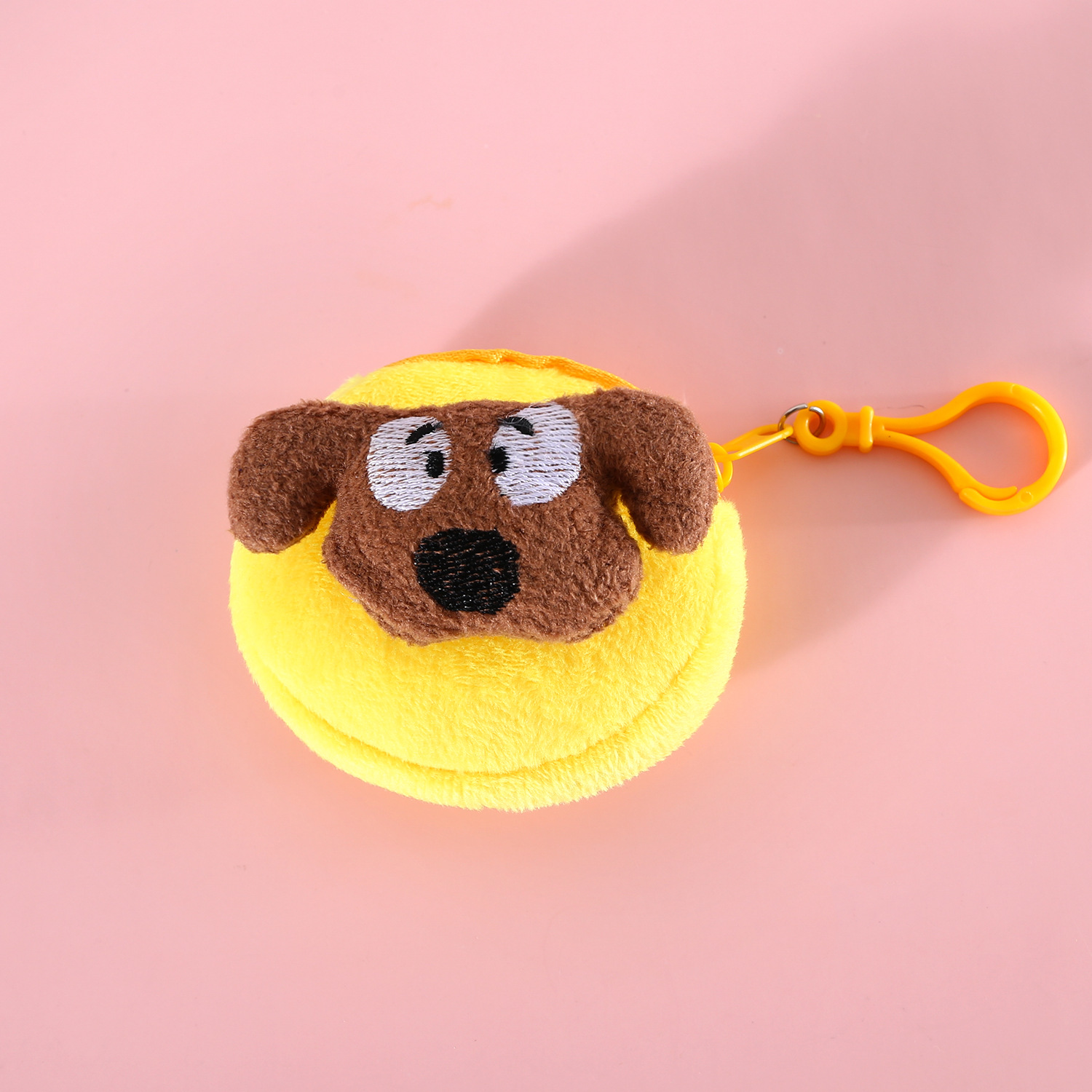 Perro de salida de dibujos animados merienda bolsa de mierda peluche Shiba inu Corgi lindo bolsa pequeña bolsa de almacenamiento llavero