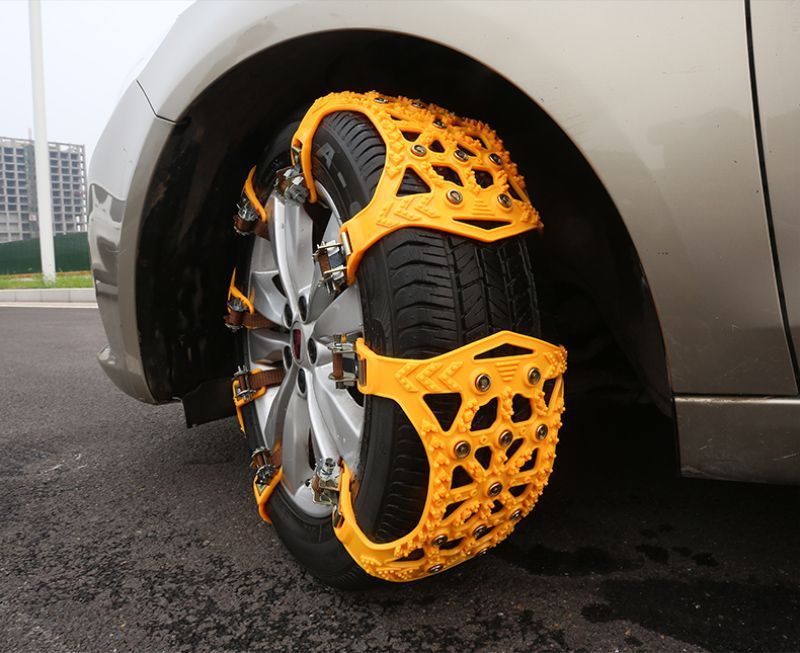 Car Tire Anti-Slip Chains, Universal for Sedans, Suvs, and Off-Road Vehicles, Gear Clip Snow Chains, Cross-Border Wholesale