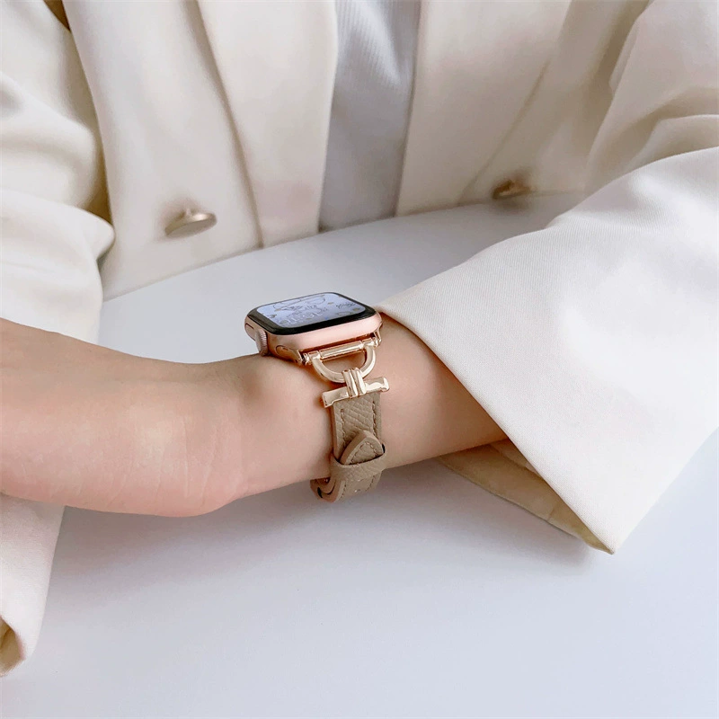 Ящеричный рисунок бабочка пряжка тонкий ремешок, подходит для Apple Watch, Apple Watch 1-8 поколения SE, персональная браслет женский