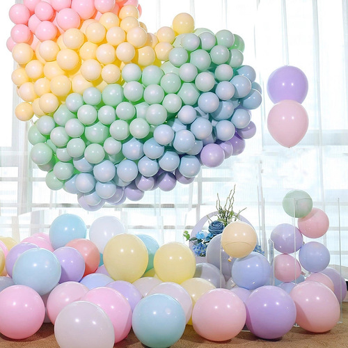 Macaron candy color 5/10/12 inch balloon birthday party decoration balloon confession balloon style wedding