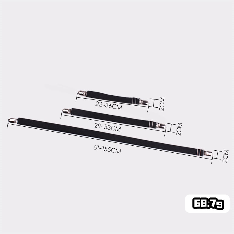 Soporte de hoja de cama de dos extremos soporte de hoja de sofá cama ajustable mantel cinturón de fijación anti-Funcionamiento hebilla de fijación antideslizante