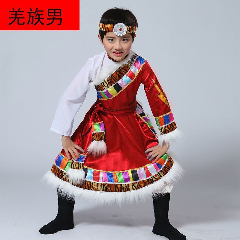 子供用少数民族衣装 56 民族舞踊衣装 ミャオ族 チベット族 オン族 タイ族 広西チワン族の踊り|undefined