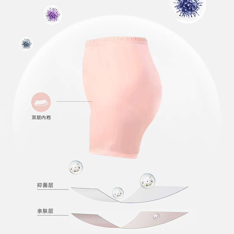 중노년 여성 순면 속옷, 대형 사이즈, 하이웨이스트, 사각, 항균, 루즈하고 통기성 좋은 할머니 반바지, 순면 가랑이