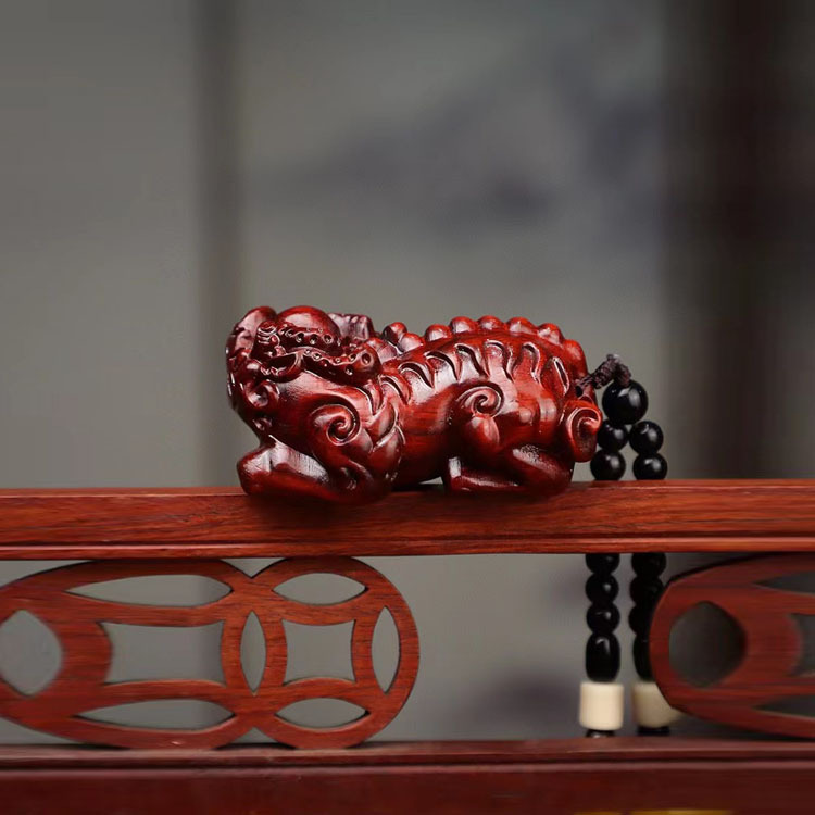 卸売りの紫檀木の彫刻の取っ手の件のピシュピストは壺の胡の掛け物を並べて音を振って商品の工芸の贈り物を生放送します。|undefined