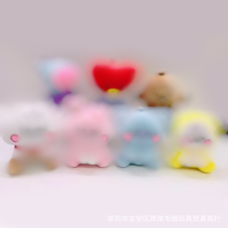 Spot Amazon animal koala bear yellow dog Horse Powder Rabbit Doll Doll machine plush doll youth group pendant pendant