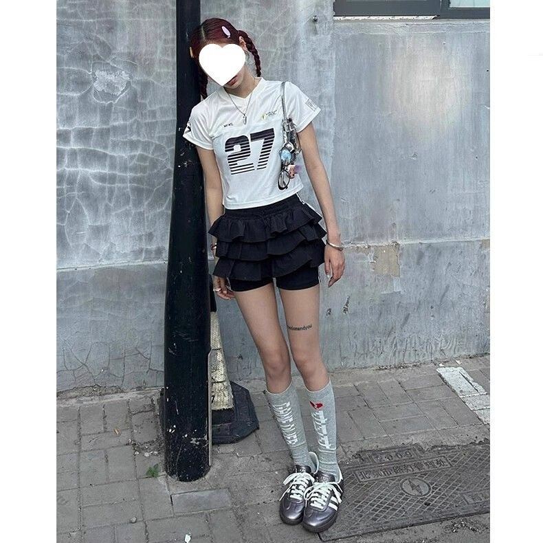 [original Quick-drying Fabric] Right Shoulder T-shirt for Women, Quick-drying Sports Short-sleeved Slim Short Top, V-neck Football Jersey