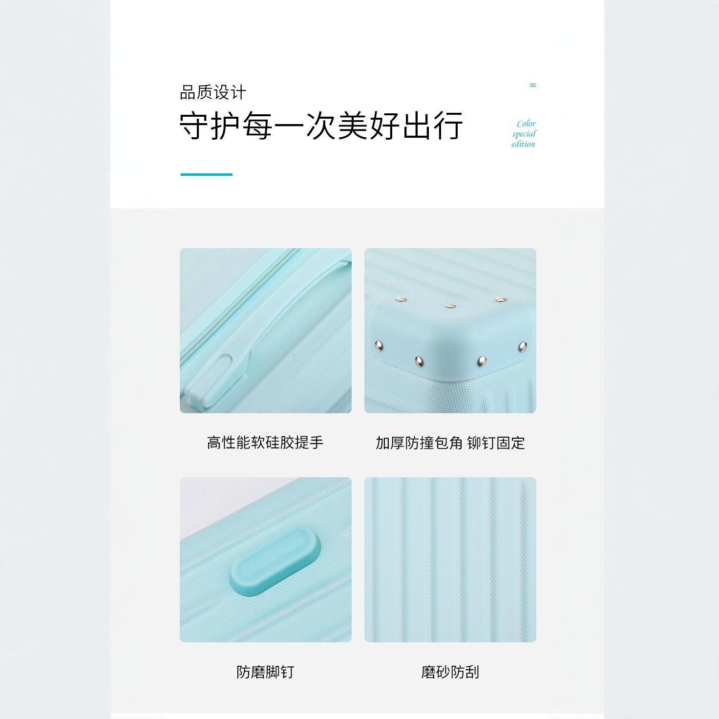 [Fábrica cuidadosamente seleccionada] Maleta para mujer, maleta trolley duradera de alto valor para hombre 2025 nueva maleta ins estudiantes