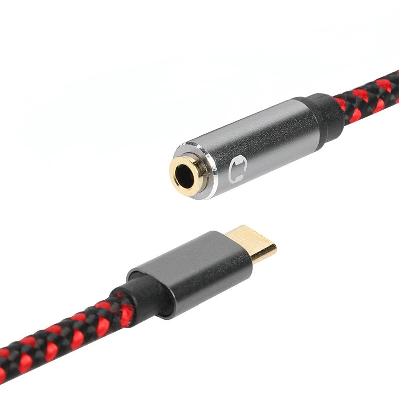 Высокое качество аудиопровода TypeC, вращается 3,5 мм материнские наушники для вызова аудио конвертер для Huawei Xiaomi