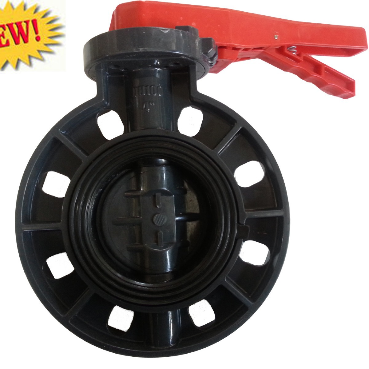 供应UPVC手动蝶阀 （EPDM  SS 304） D71X-10S DN100 108.9元