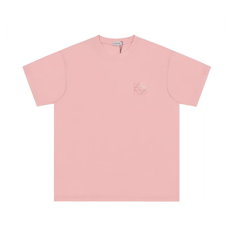 クロスボーダー羅家高品質刺繍ロゴゆるい半袖男女モデルカジュアルファッション百合tシャツ潮牌|undefined