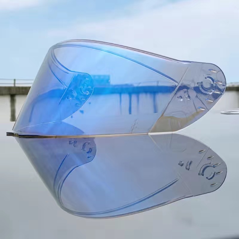 Espejo mágico colorido plateado marrón transparente de la lente del casco de ORZ 966