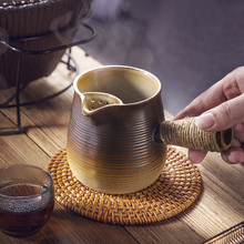 罐罐茶煮茶器陶壶围炉煮茶烤茶罐日式侧把茶壶老白茶煮奶茶壶