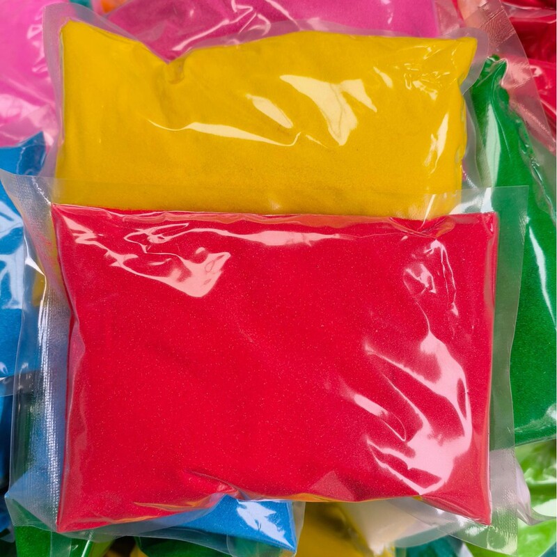 Decorative colored sand fine sand 1kg cloisonne sand painting sand amusement park children play sand colored sand manufacturers Decorative colored sand fine sand 1kg cloisonne sand painting sand amusement park children play sand colored sand manufacturers