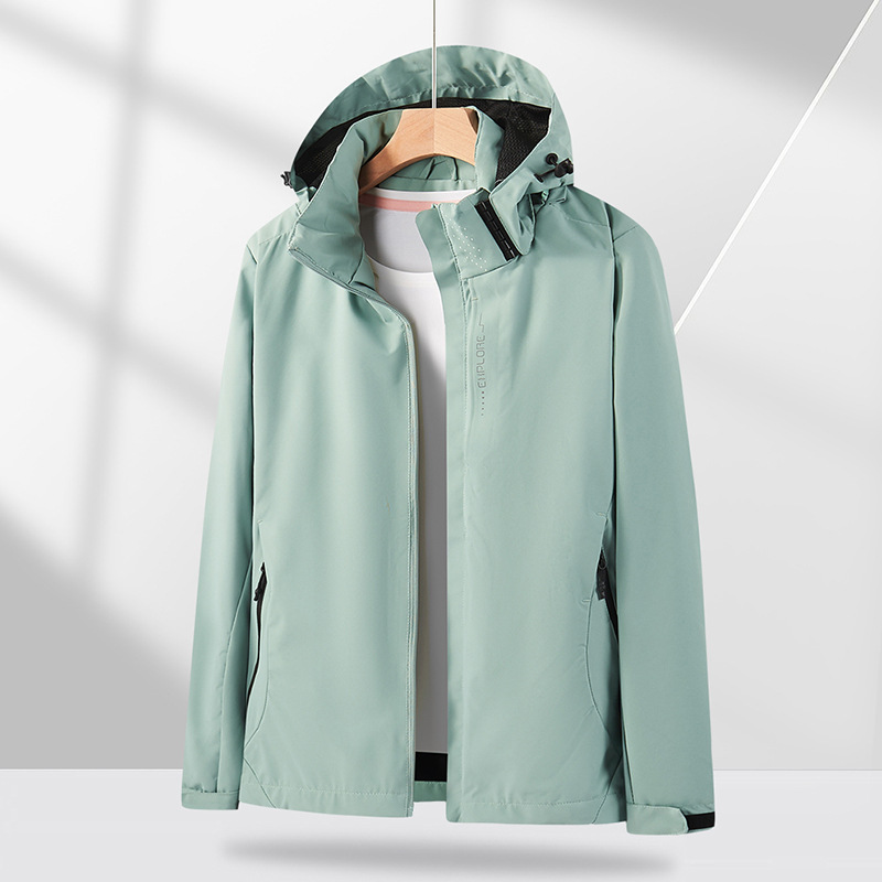 Pareja a prueba de viento, impermeable y resistente al desgaste al aire libre, chaqueta de trabajo, abrigo, abrigo de otoño y invierno, abrigo de ocio personalizado image 12