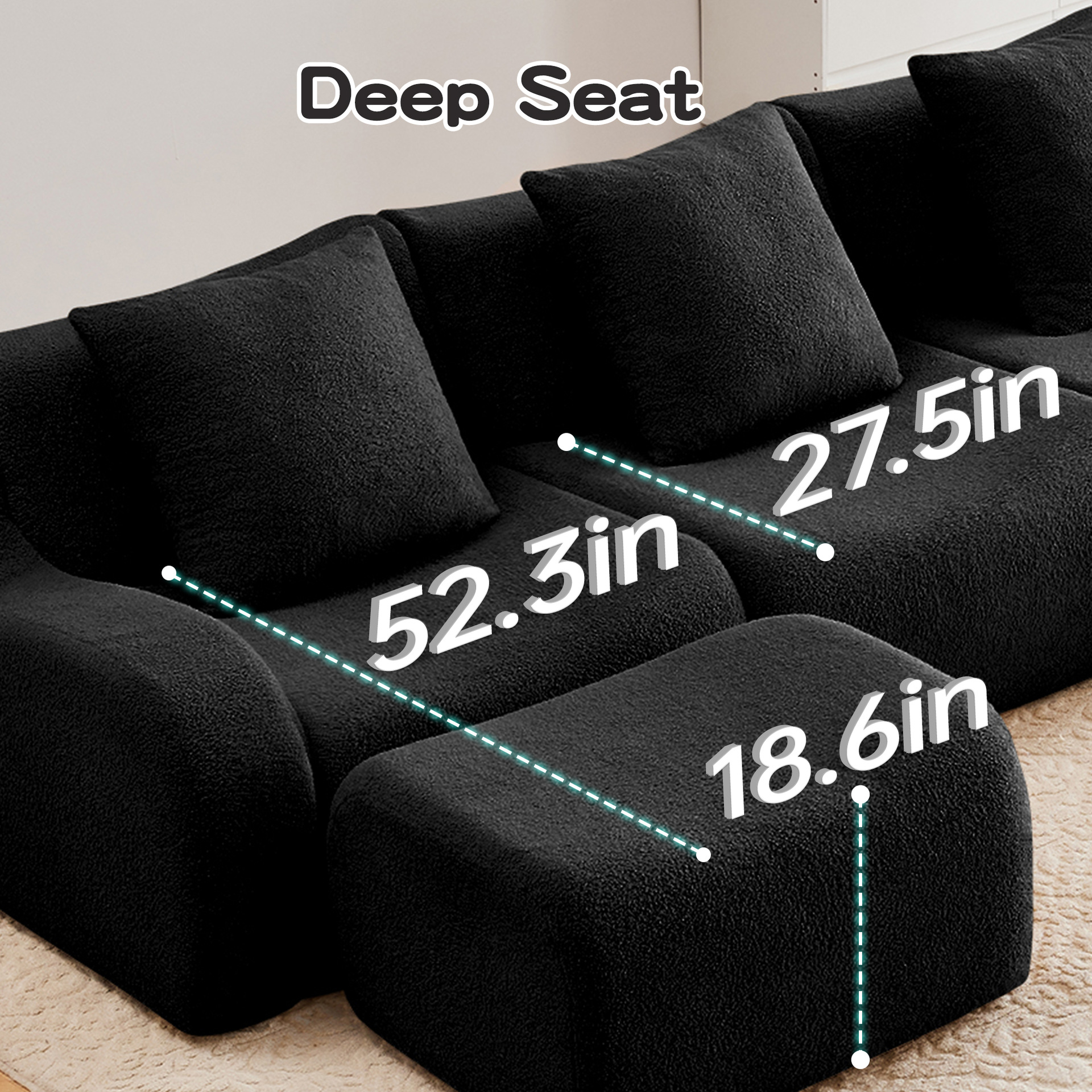 Taburete de pie de lujo ligero italiano taburete de sofá largo casero taburete de sofá de madera maciza pie de asiento taburete de sofá bloque de tofu