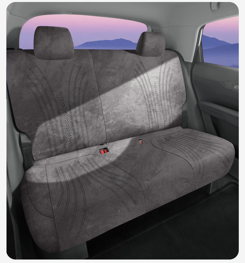 Suitable for Geely Xingyuan Car Seat Cushion, Special Car Special Rams Suede Leather Seat Cover, Four-Season All-Inclusive Seat Cover