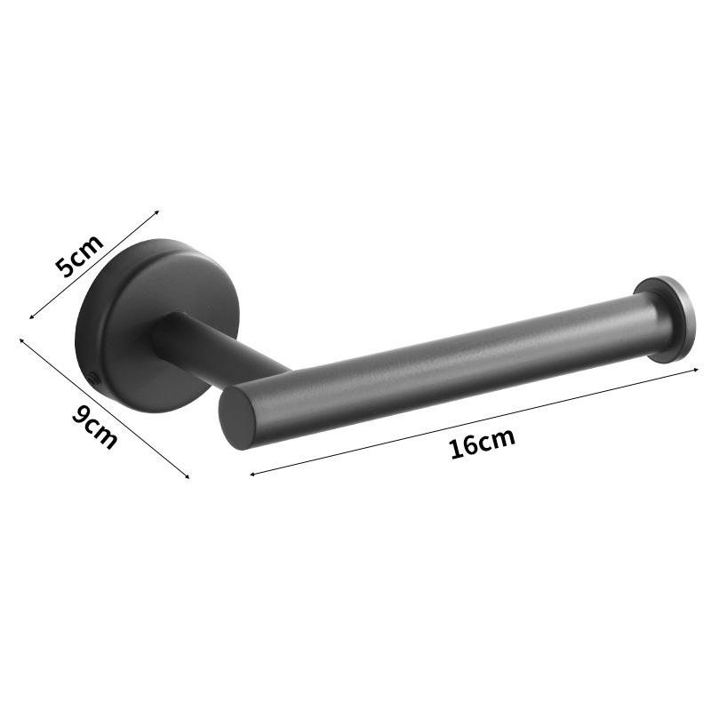 Colgante de acero inoxidable conjunto de baño hogar vida sin rastro pared tipo toalla de almacenamiento de toallas de gancho