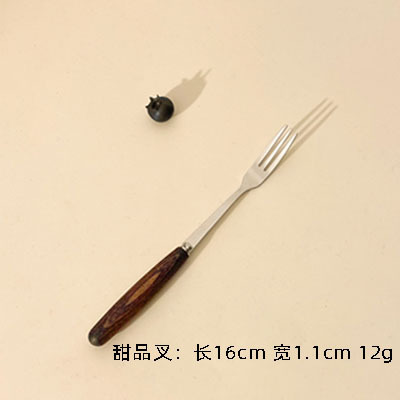卸売り木柄洋食食器セットステンレスナイフフォークスプーン箸創意アイスクリームスプーンデザートフォーク果物フォーク|undefined