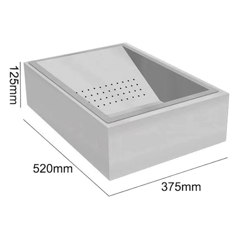 Картофель фри рабочая станция Картофель фри консоль Станция для картофеля фри Картофель фри слот коробка масляный фильтр контроль масла магазин гамбургеров масляный фильтр машина